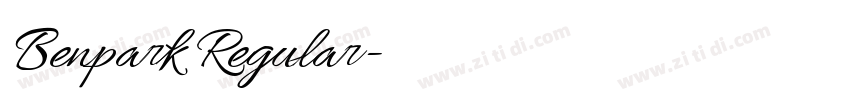 Benpark Regular字体转换 Benpark Regular字体转换